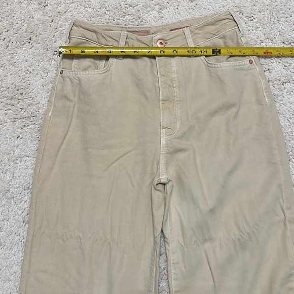 PILCRO 26 The Annie cropped wide leg pants in good preloved condition in cream - Picture 3 of 10